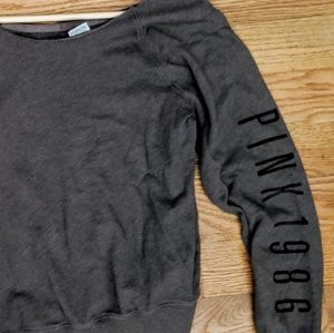 Victoria's Secret Pink boat neck sweater